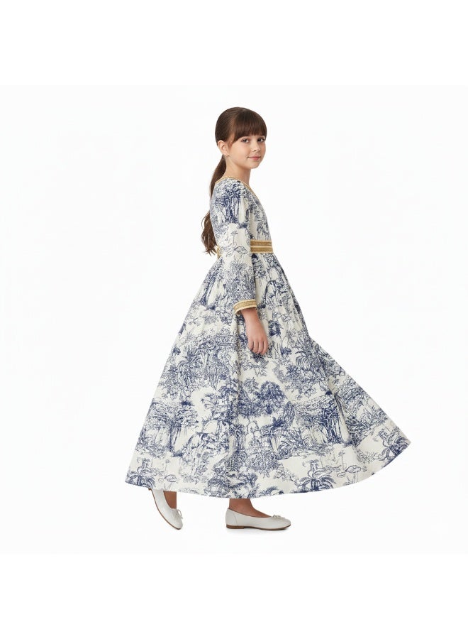 D'Daniela D' Daniela - Maya Modesty Abaya Dress - Multicolor - Image 3